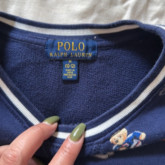 Cotton polo sweater - Picture 2 of 2